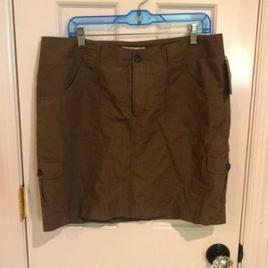 Merona dark green/brown skirt